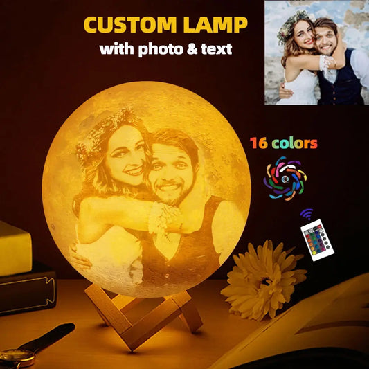 Personalized Moon Photo Lamp